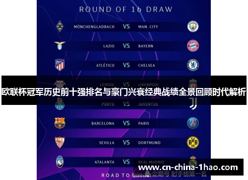 欧联杯冠军历史前十强排名与豪门兴衰经典战绩全景回顾时代解析 欧联杯冠军历史前十强排名与豪门兴衰经典战绩全景回顾时代解析